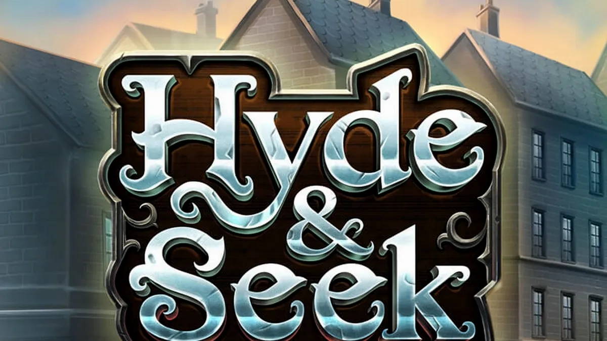 Hyde & Seek slot game screen na may temang Halloween