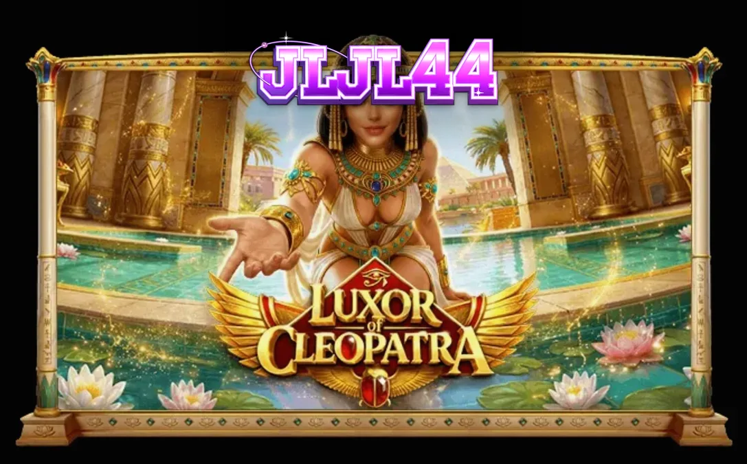 Luxor of Cleopatra slot game reels na may temang Egyptian